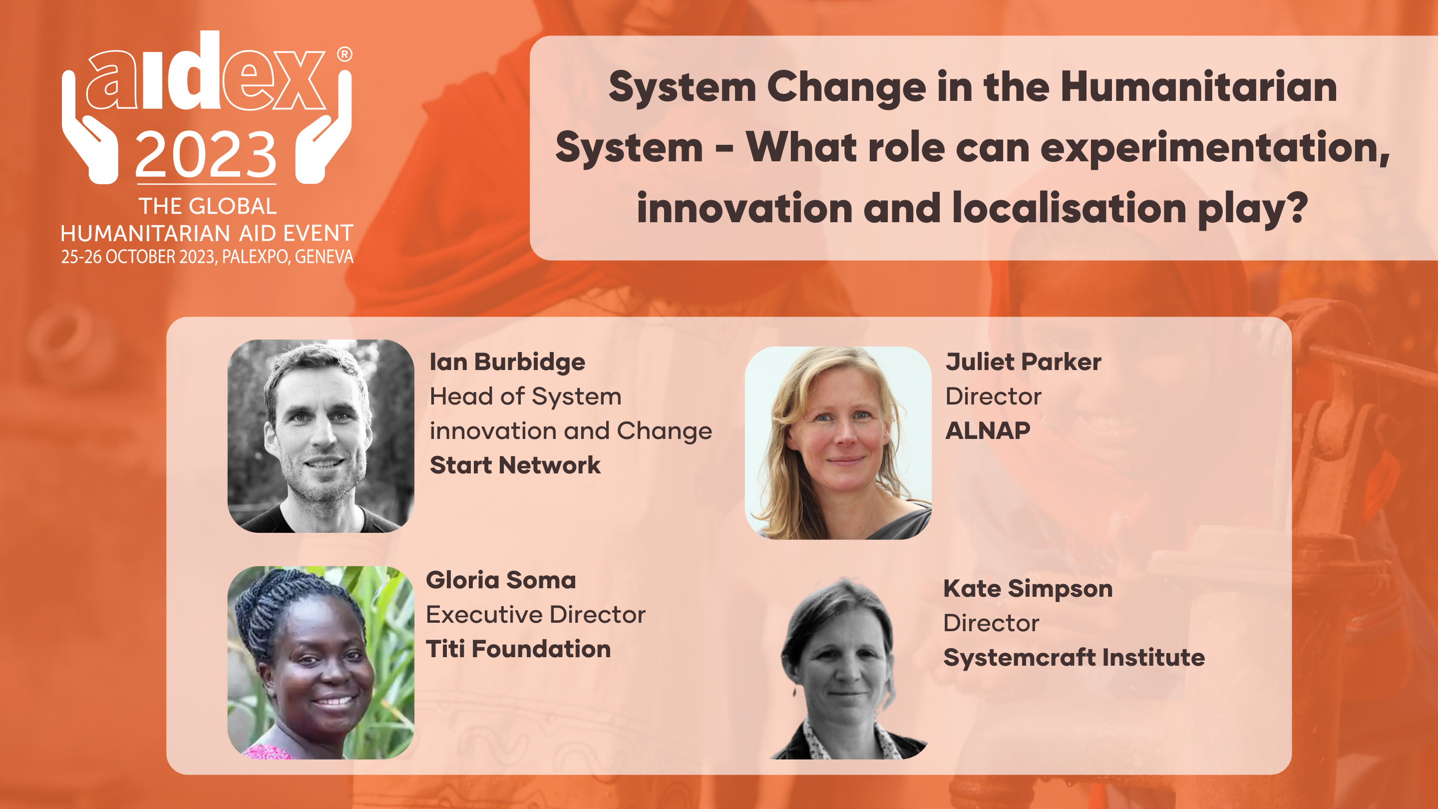 System Change in the Humanitarian System - What role can experimentation, innovation and localisation play?