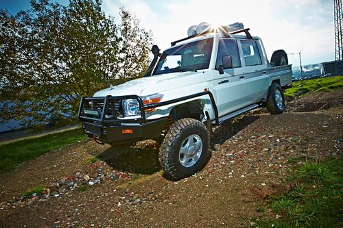 Armoured Toyota Land Cruiser 79