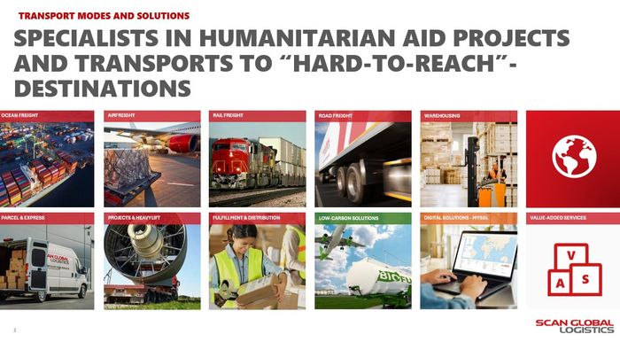 Transport and Logistics  - specialists in Humanitarian Aid logistics