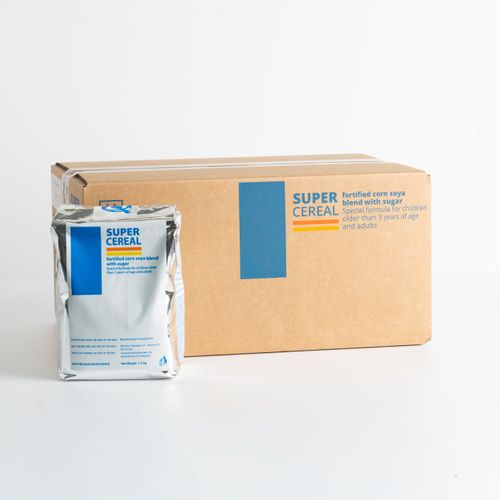 Super Cereal - Fortified corn soya blend with sugar