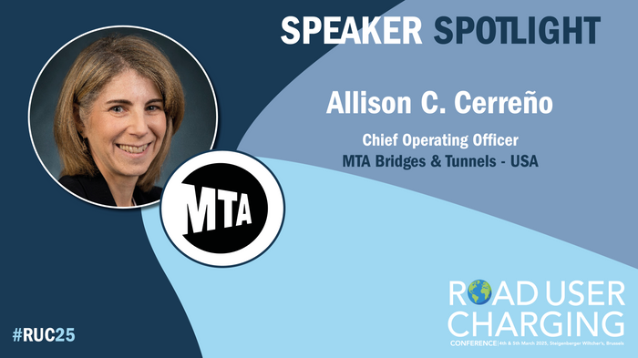 Road User Charging Conference 2025: Meet the speaker – Dr Allison C de Cerreño, Metropolitan Transportation Authority Bridges and Tunnels