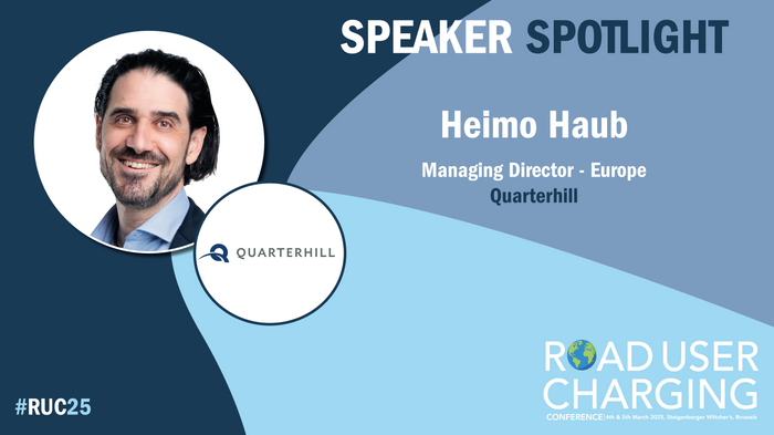 Road User Charging Conference 2025: Meet the speaker – Heimo Haub, Quarterhill
