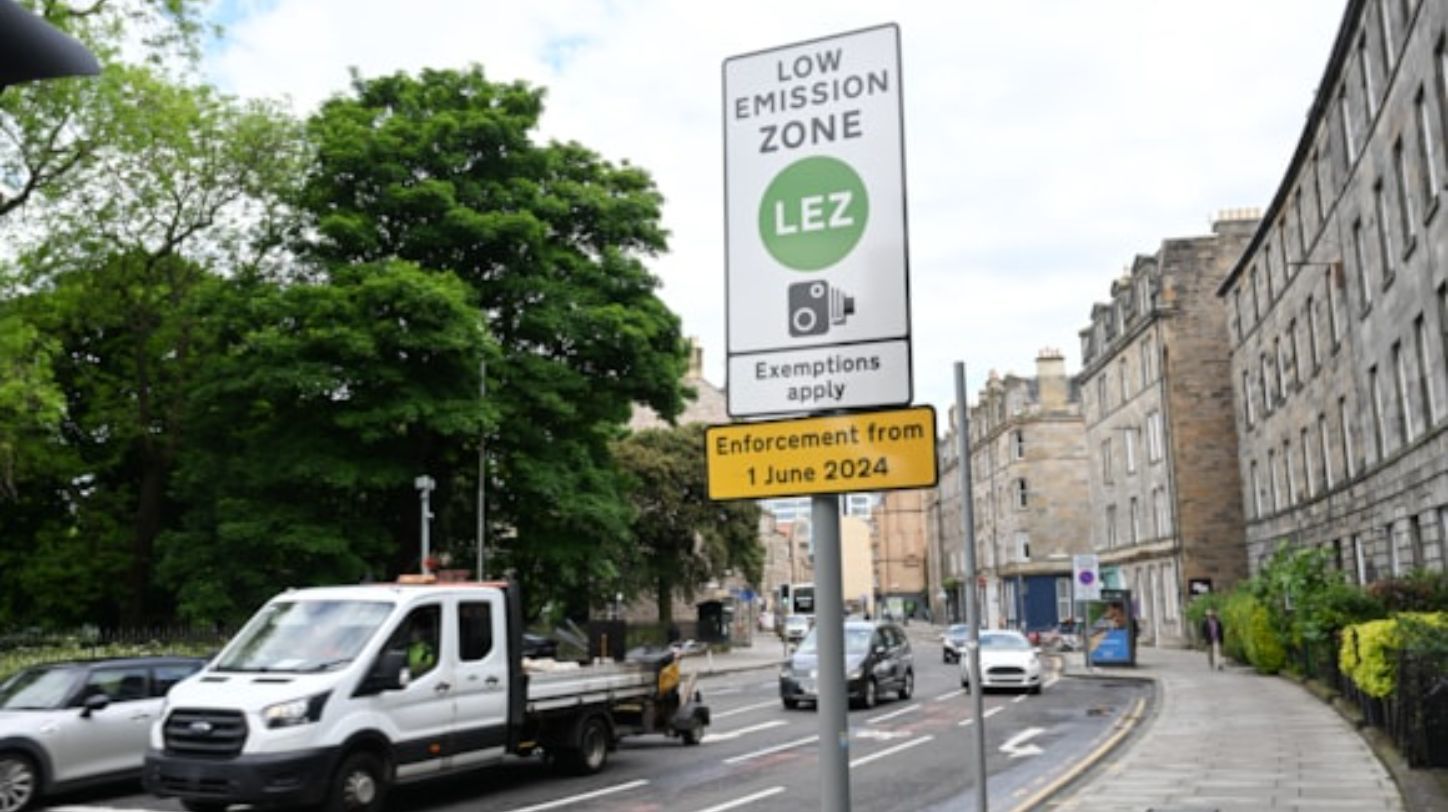 First enforcement figures for Edinburgh’s low-emission zone released