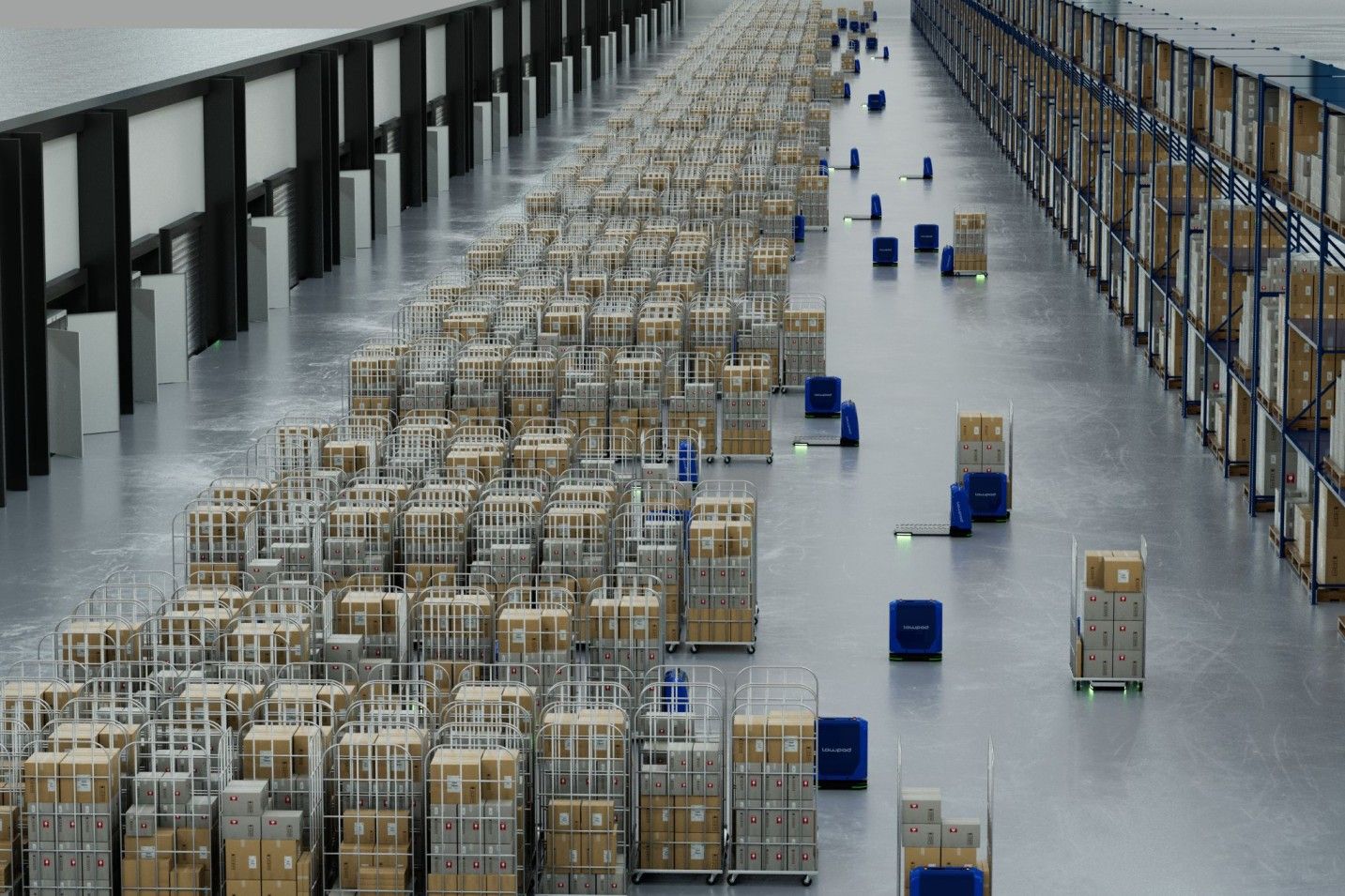 TJ Morris (Home Bargains) invests in 91 Lowpads to automate roll cage marshalling process