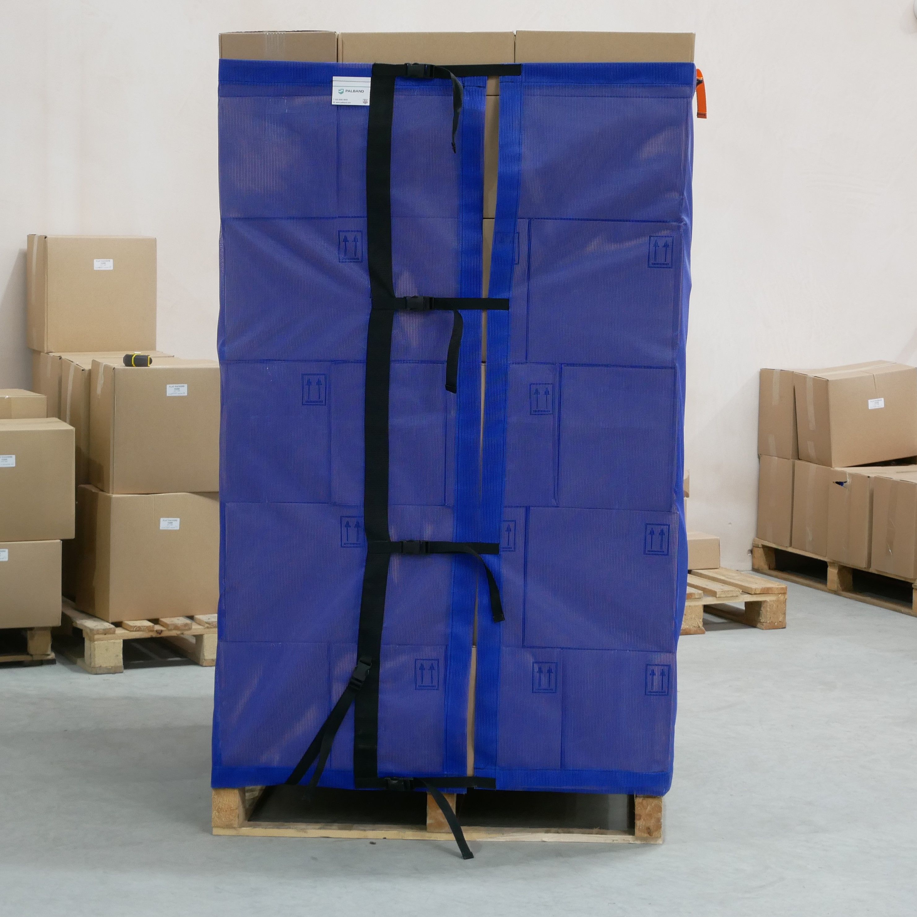 Saving Waste by Replacing Single Use Plastic Wrap With Reusable Pallet Wraps