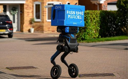 Two-legged autonomous delivery robot steps into Barnsley