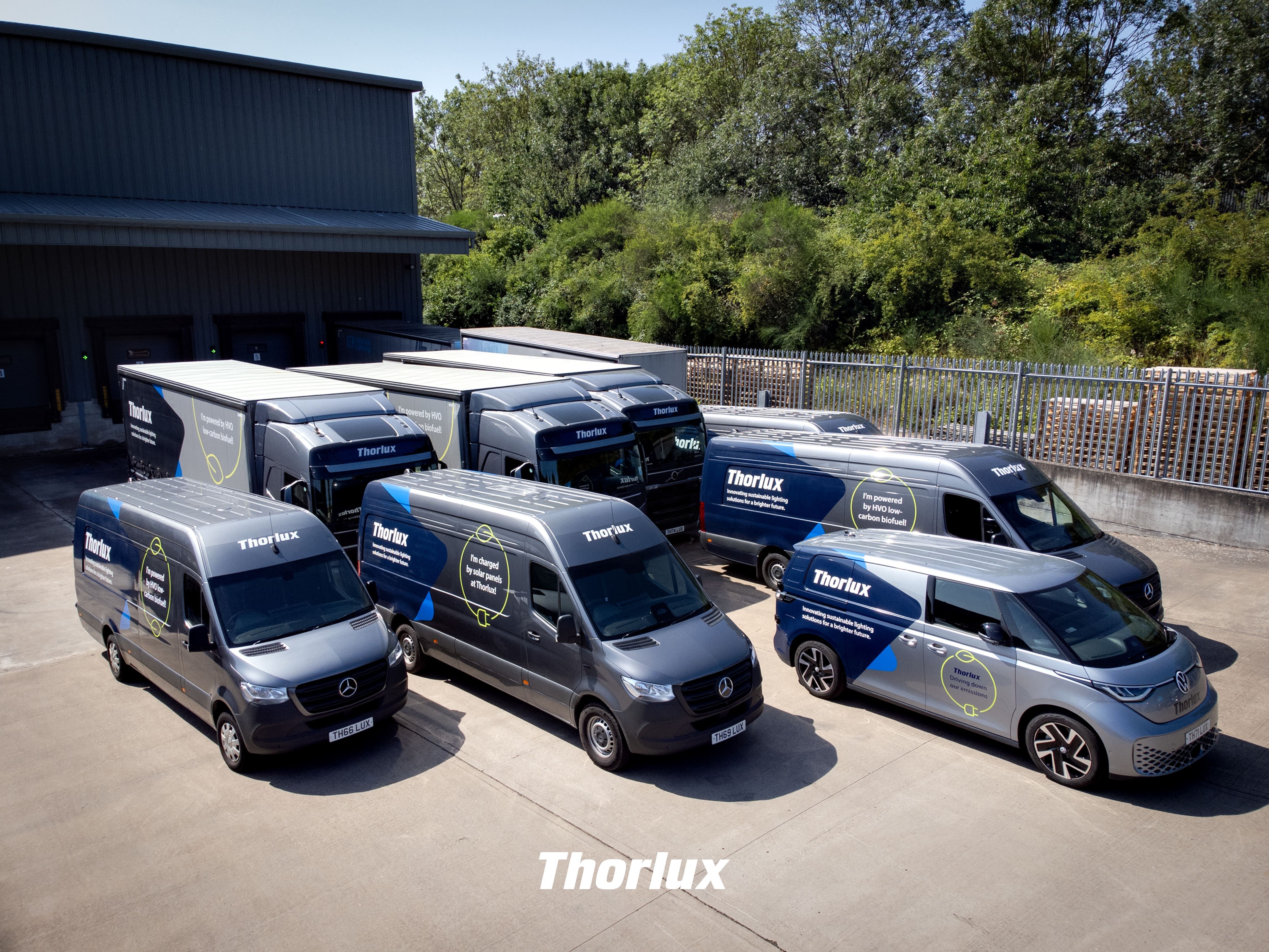 Thorlux drives sustainability forward with electric and HVO-fuelled delivery fleet