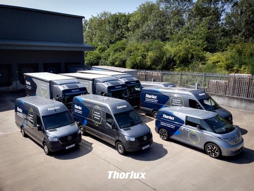 Thorlux drives sustainability forward with electric and HVO-fuelled delivery fleet