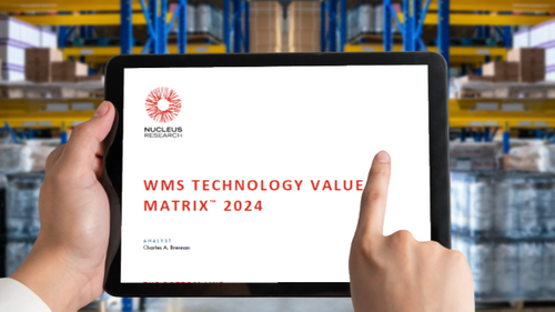 We’re proud to announce that Logistics Reply UK has been recognised as an Expert in the 2024 Nucleus Research WMS Value Matrix. This recognition highlights our commitment to innovation, solving real-world challenges, and empowering businesses to adapt, grow, and succeed.