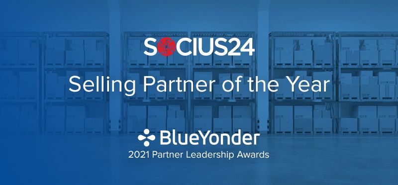 Socius24 win Blue Yonder's Selling Partner of the Year award
