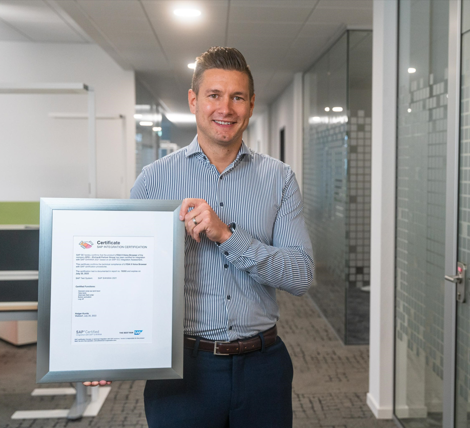 LYDIA™ 9 Voice Browser by EPG is Certified by SAP® for Integration with SAP S/4HANA® and with SAP NetWeaver®