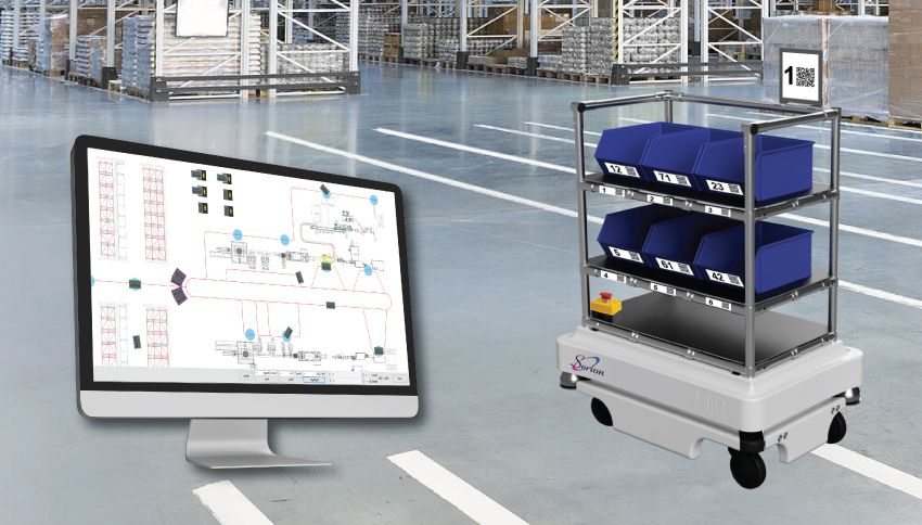 MOBILE ROBOT FLEET MANAGEMENT SOFTWARE FROM SORION ELECTRONICS