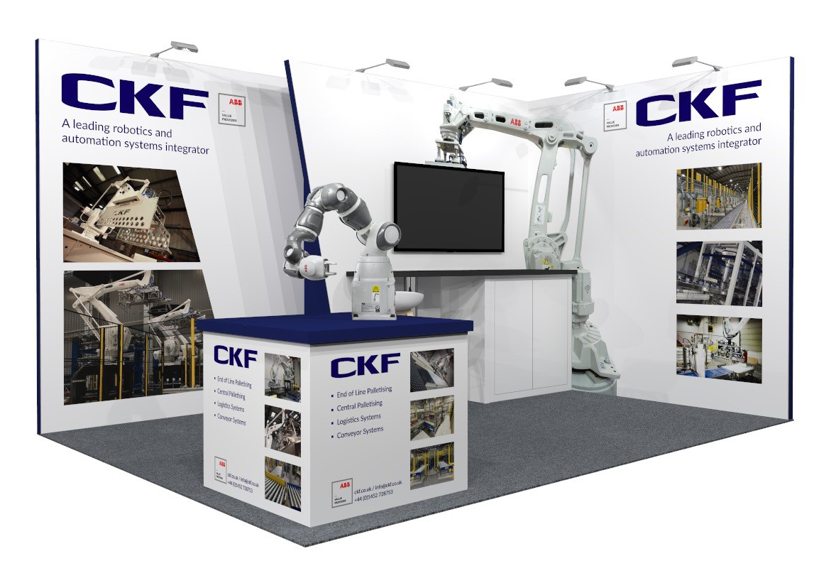 CKF Systems to share the latest technology to speed up and streamline your operations with visitors to the Robotics and Automation exhibition