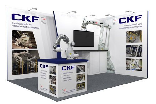 CKF Systems to share the latest technology to speed up and streamline your operations with visitors to the Robotics and Automation exhibition
