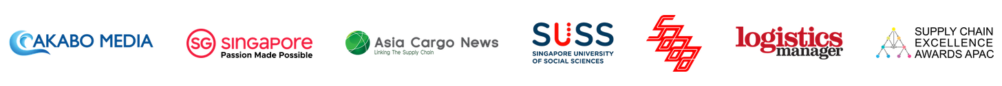 IntraLogisteX Singapore official partners: Akabo Media, Singapore, Asia Cargo News, SUSS, Logistics Manager, Supply Chain Excellence Awards APAC