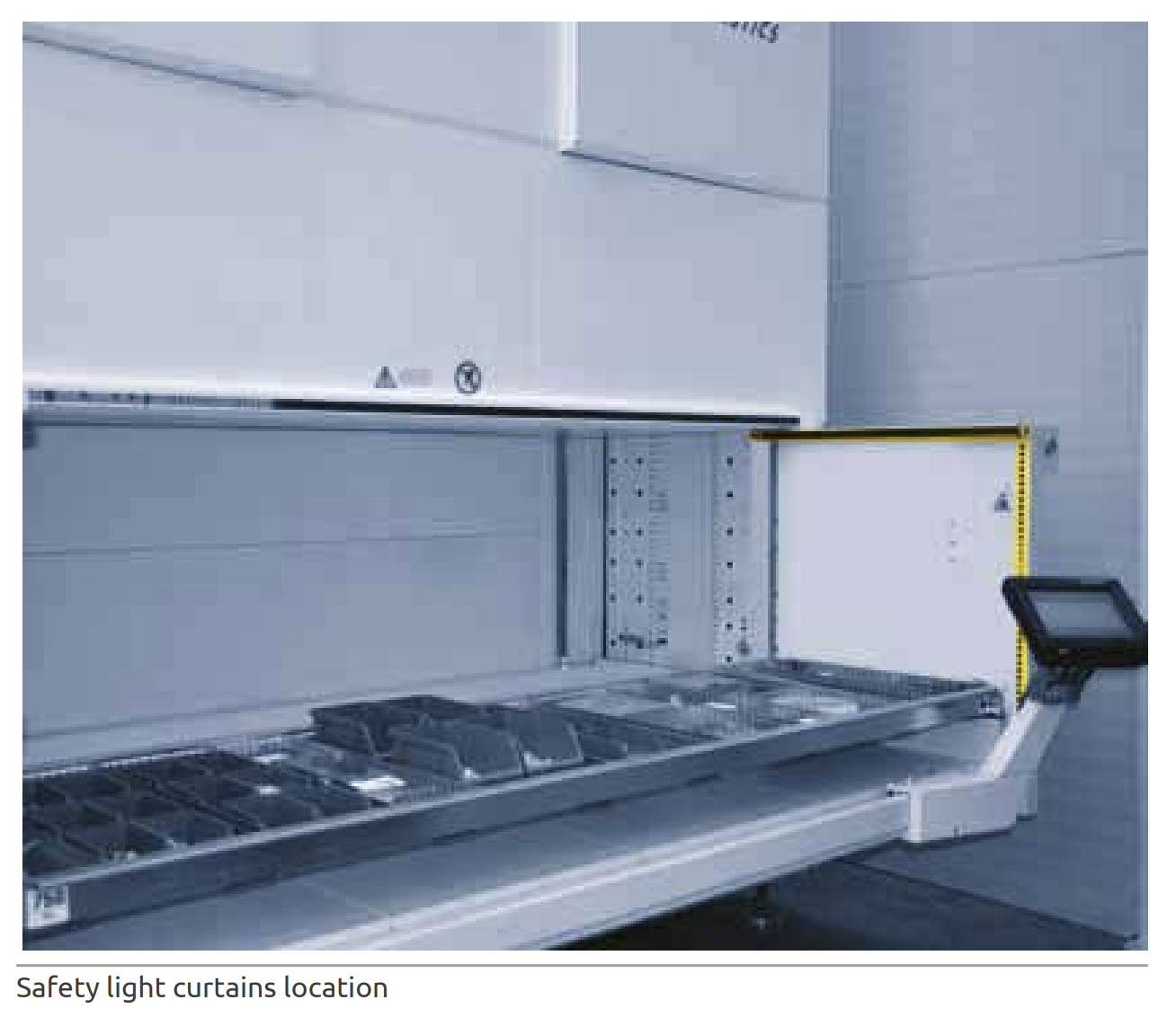 ELEVATING EFFICIENCY: PRECISION SENSING MEETS SAFETY IN NEXT-GEN VERTICAL STORAGE.