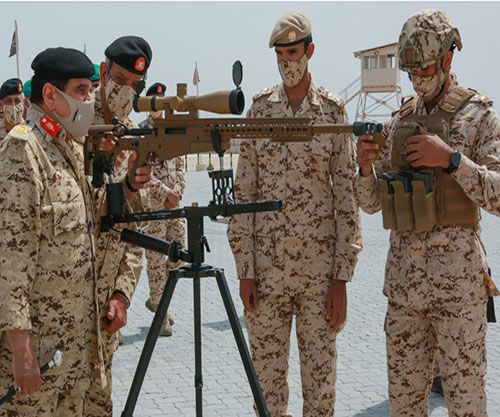 Bahrain's King Attends Royal Tanks' Shooting Exercise