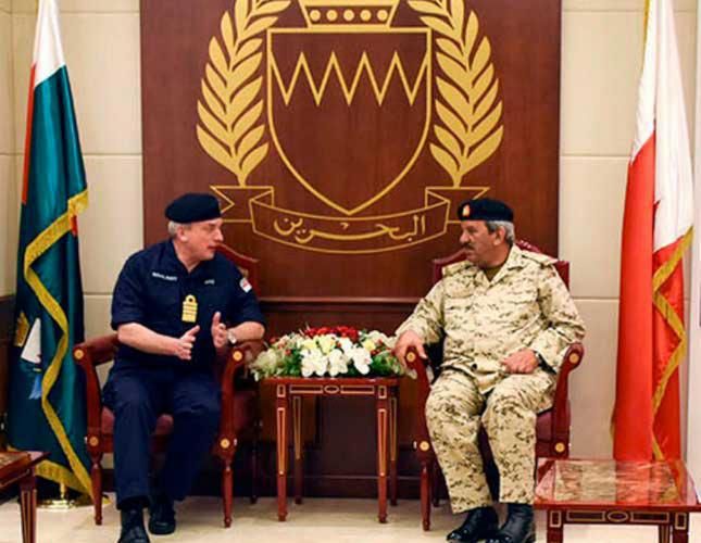 Bahrain’s Chief Commander Receives UK’s Naval Chief