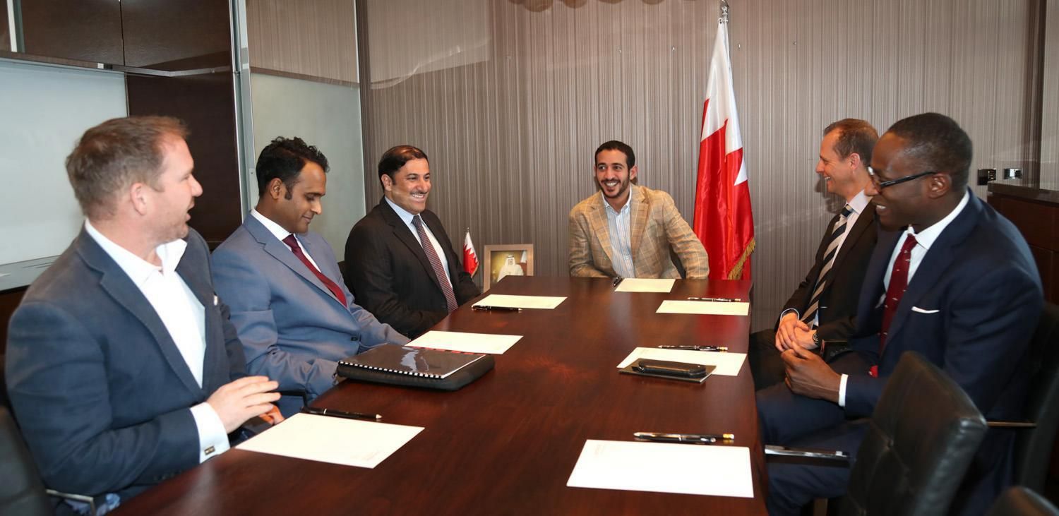 HH Shaikh Khalid bin Hamad Al Khalifa meets with potential Exhibitors in London