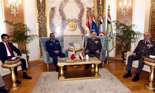 عقد الاجتماع الأول للجنة العسكرية المصرية ـ القطرية المشتركة