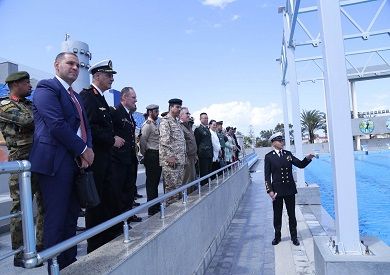 القوات المسلحة تنظم زيارة للملحقين العسكريين العرب والأجانب المعتمدين إلى القوات البحرية المصرية