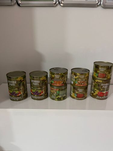 MILITARY CANNED MEALS