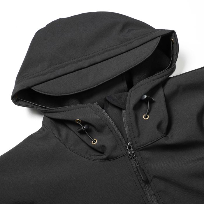 BLACK WARM FLEECE JACKET