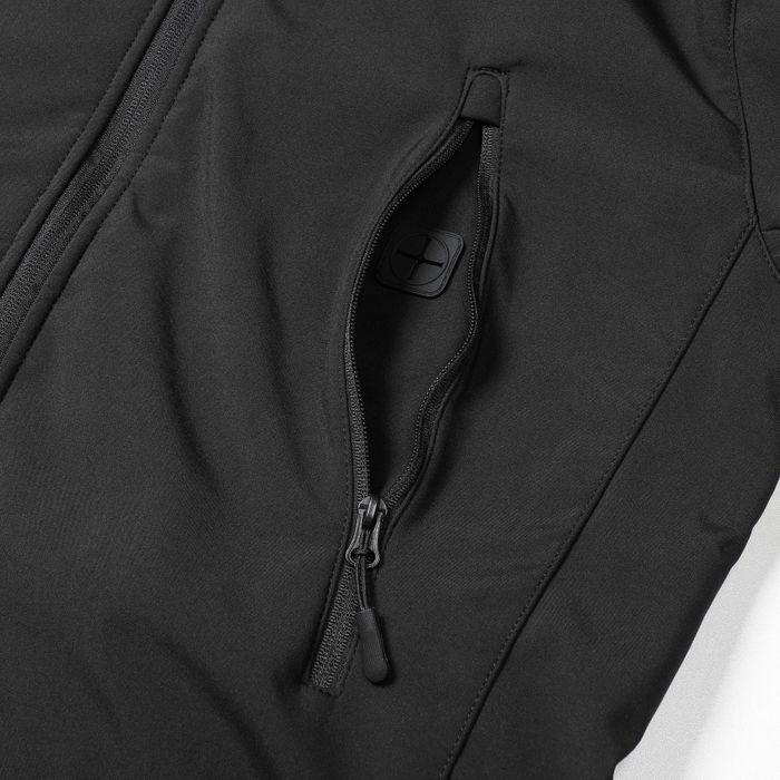 BLACK WARM FLEECE JACKET