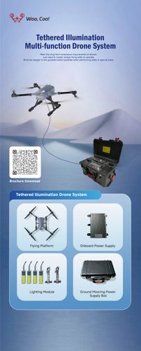 Tethered Illumination Multi-function Drone System