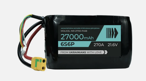 Battery for UAV/Aircrafts BTRY 6s6p Molicel (INR21700-P45B)