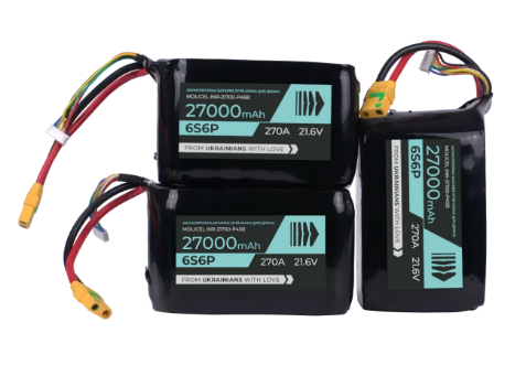 Battery for UAV/Aircrafts BTRY 6s6p Molicel (INR21700-P45B)