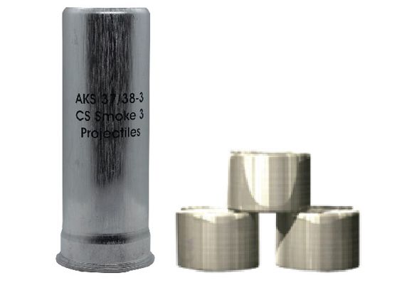37/38mm Quintuple CS Tear Gas Cartridge