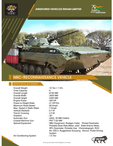 NBC RECONNAISSANCE VEHICLE