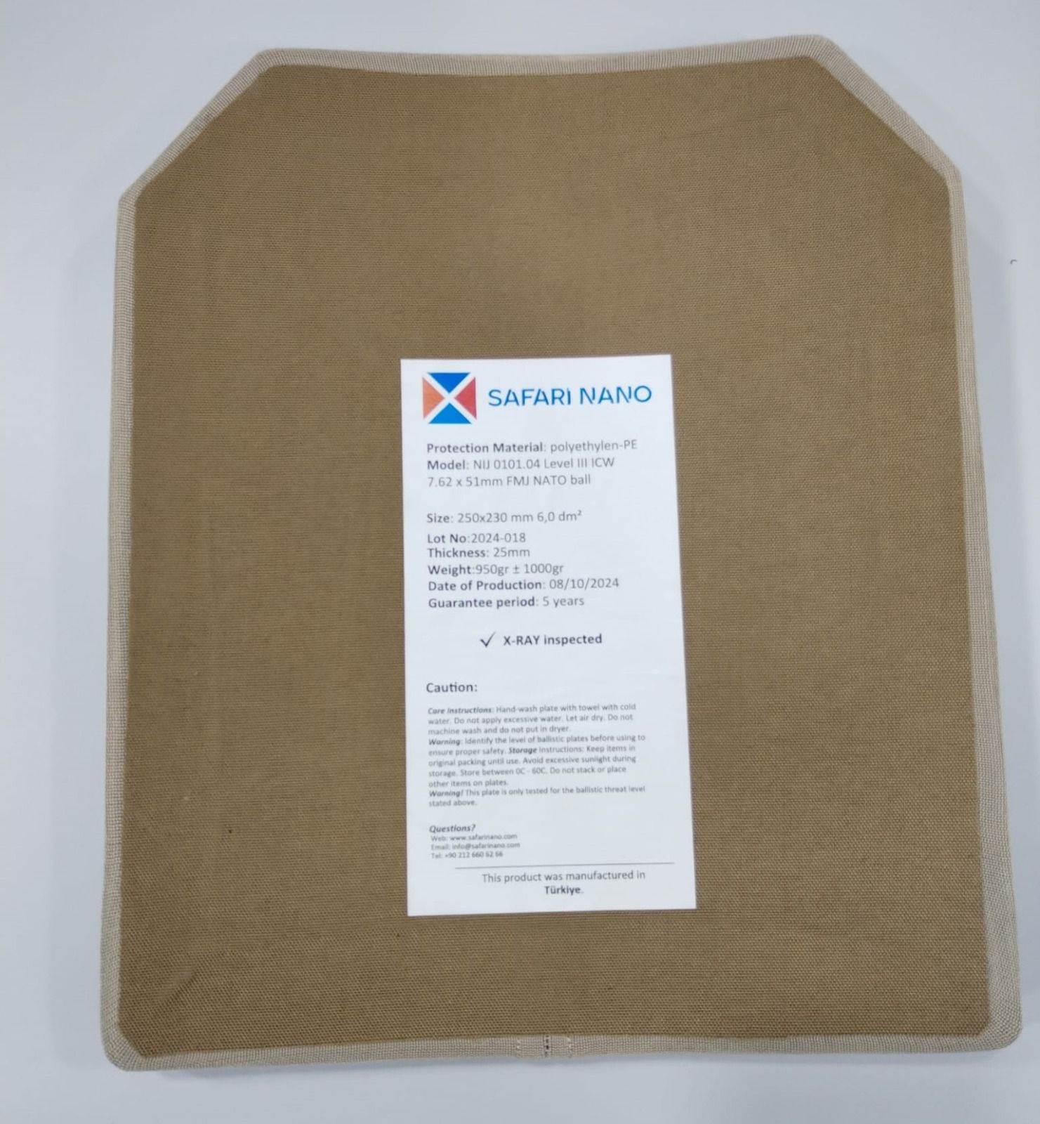 Level IV Ballistic Plate