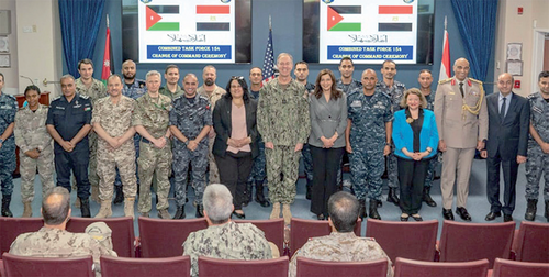 Royal Jordanian Navy hands over CTF154 leadership to Egyptian navy