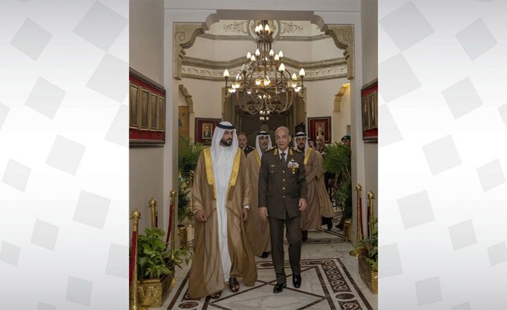 HH Shaikh Nasser meets Egyptian Commander-In-Chief of Armed Forces, Minister of Defense and Military Production
