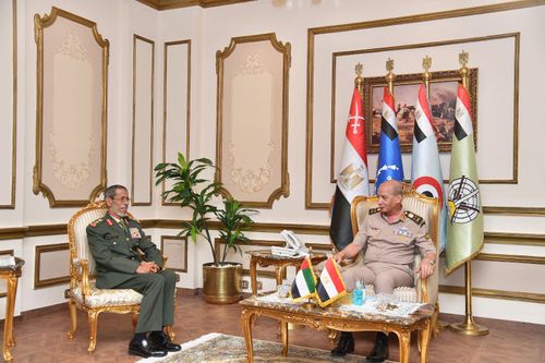 UAE Armed Forces Chief of Staff meets Egyptian Defence Minister