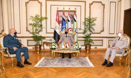 Egypt's defence minister, chief-of-staff meet Lebanese army commander