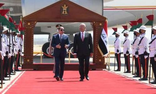 Sisi makes historic visit to Iraq, promises full cooperation