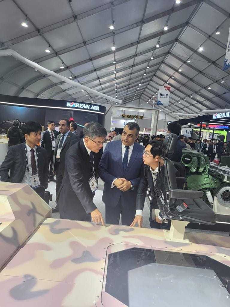 Egypt’s Minister of State for Military Production visits Seoul ADEX 2023 exhibition