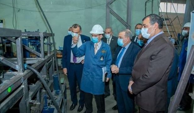 Military production minister inspects products to be shown at EDEX 2021
