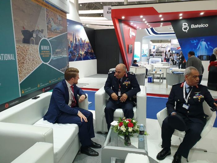 Egypt's Chief of Staff for Air Force visits the EDEX Team at Bahrain Air Show