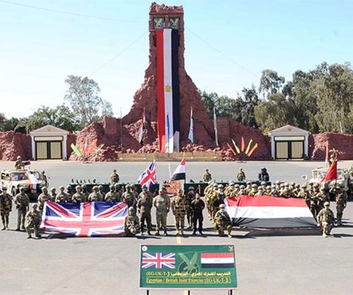 Egypt, Britain Concluded Joint Military Police Training