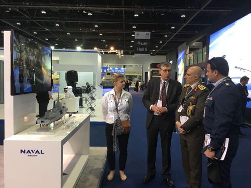 EDEX 2018 Team visit UMEX and SimTEX in Abu Dhabi