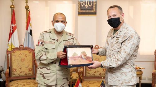 US Central Command official visits Egypt to discuss bilateral defence relations