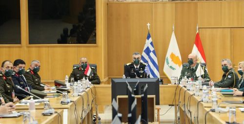 Greece-Egypt-Cyprus sign military cooperation deal