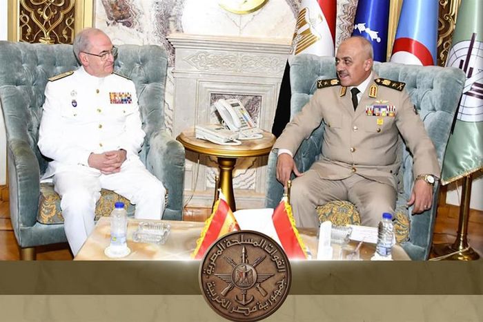 Egyptian, Spanish military chiefs of staff discuss strengthening defence cooperation