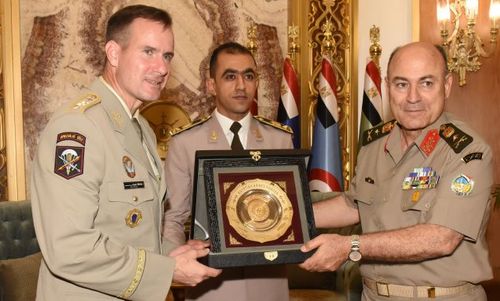 Egyptian, Czech army chiefs-of-staff discuss means of enhancing military cooperation