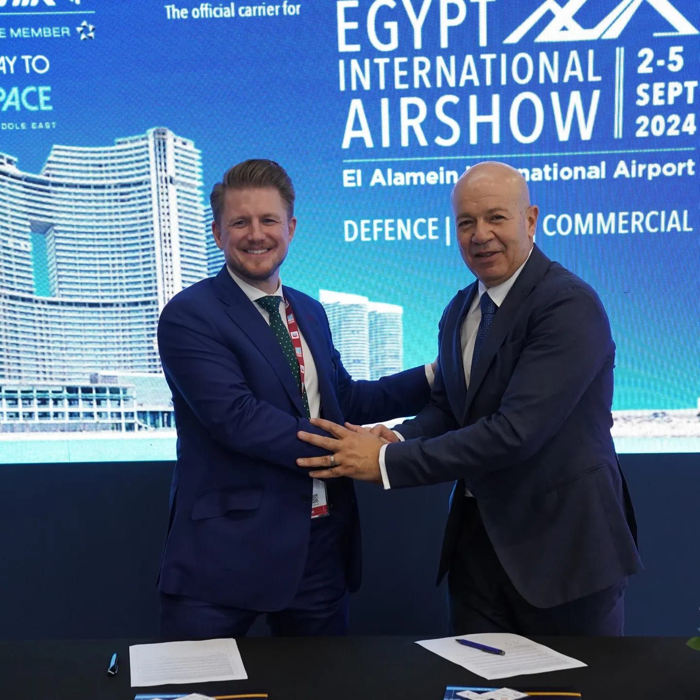 EgyptAir and Egypt International Airshow signing ceremony