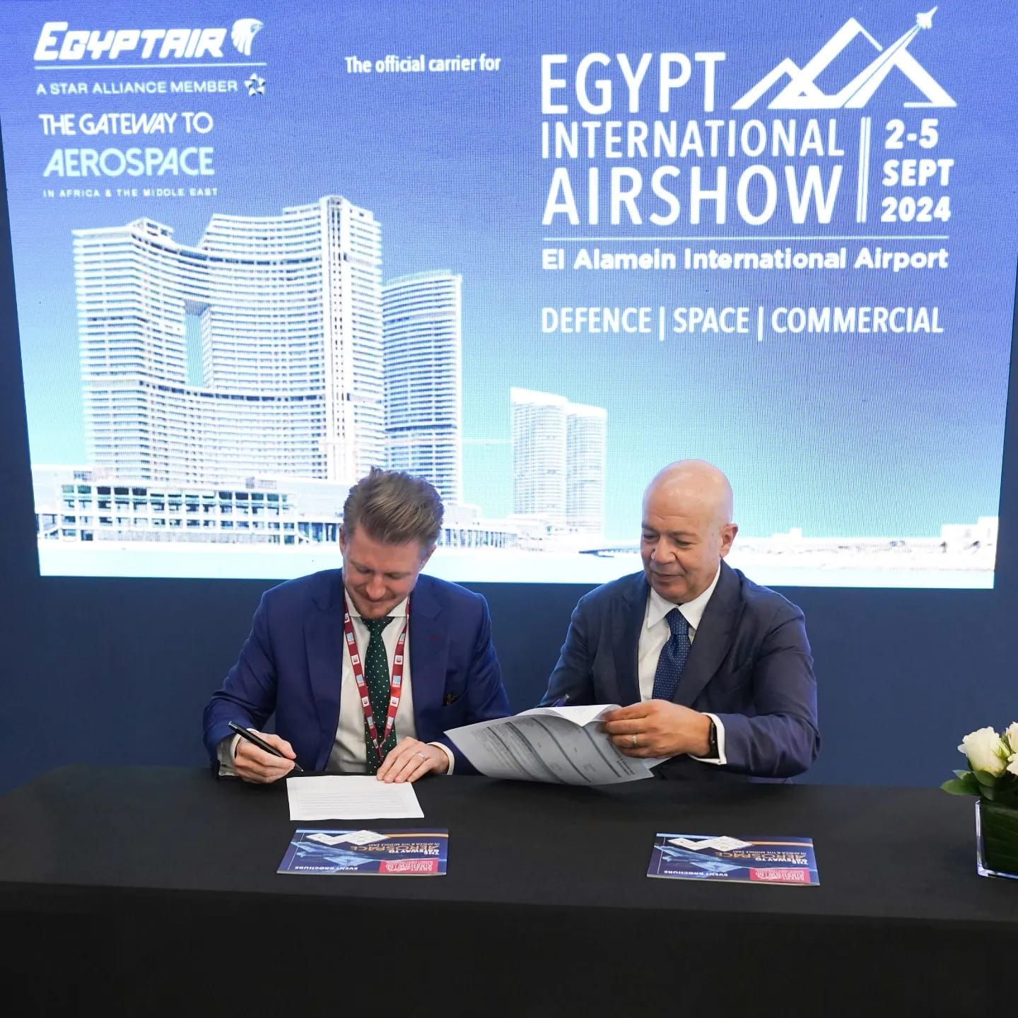 EgyptAir and Egypt International Airshow join forces
